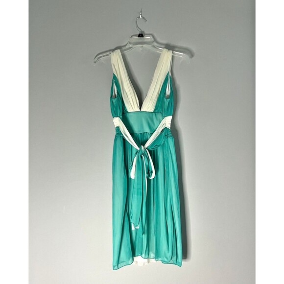 Vintage y2k 90's Babydoll Mini Dress Flowy Princess Y2K Charlotte‎ Russe Medium - Picture 2 of 5